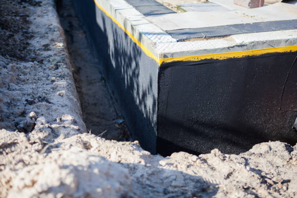 Residential Foundation Crack Repair installation at a West Sayville, NY home by SJ Waterproofing Pros